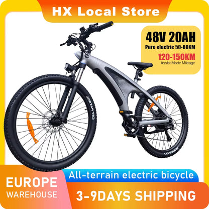 HUANCI Q5 Electric Bike Adult Electric Bicycle 48V 20AH Off-Road Electric Bikes E Bike Electric Bike Electric Bicycle
