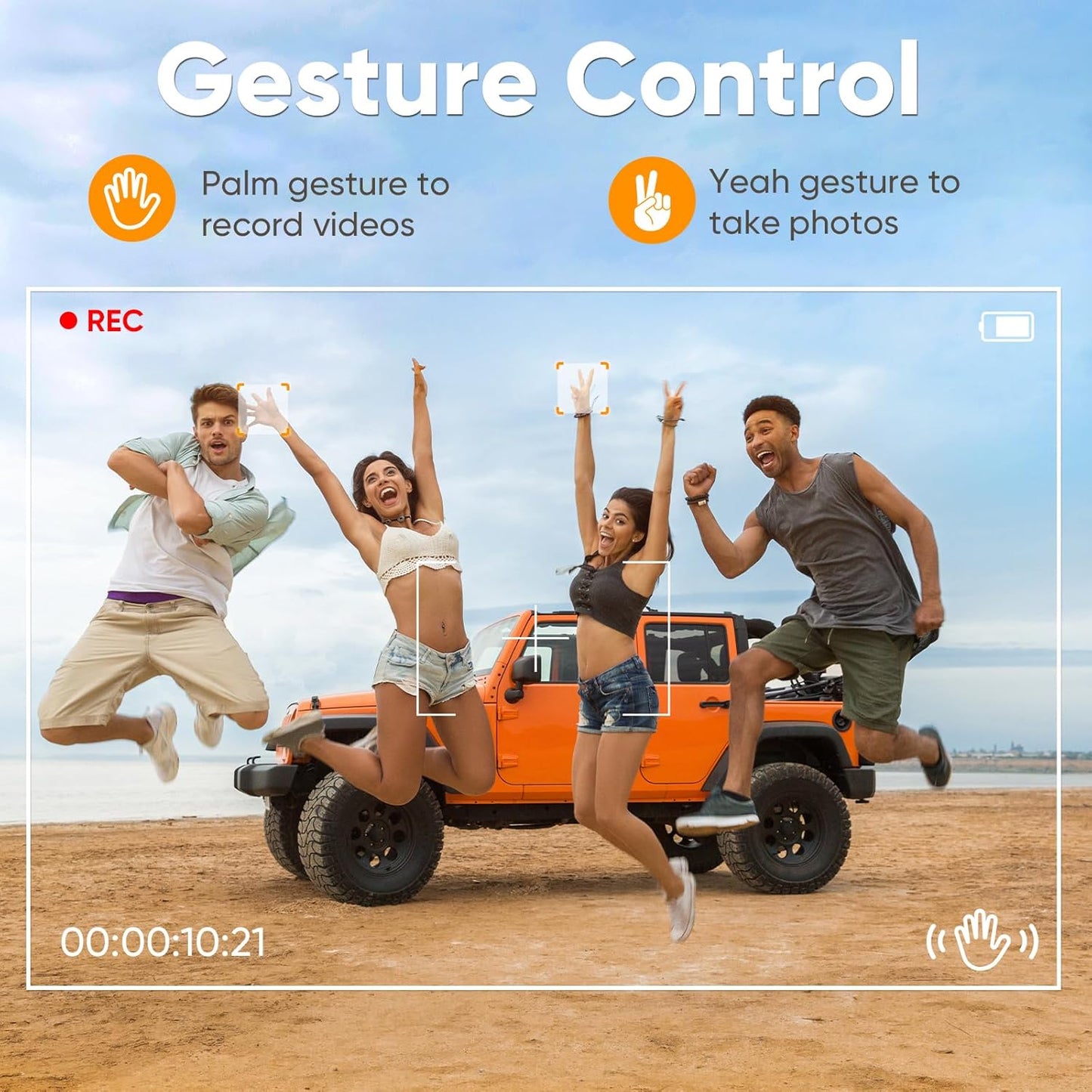 1080P HD Foldable Drone with Camera for Adults & Kids, RC Quadcopter with One-Key Takeoff/Landing, Altitude Hold, Waypoint Flight, 360° Flip, 2 Batteries, Easy-To-Fly Toy for Boys and Girls