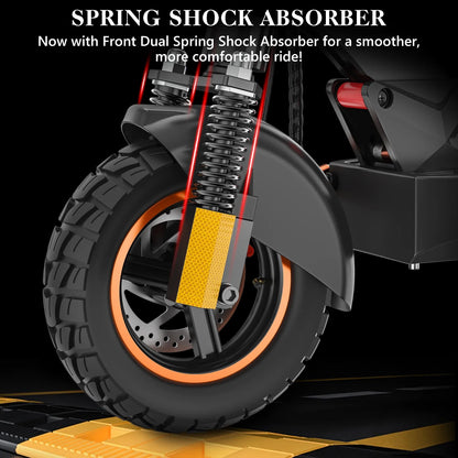 Electric Scooter for Adults with Seat, 800W 12.5Ah Adult Electric Commute Scooter, 3 Speeds Kids Electric Skateboard E-Scooter Bikes, up to 28Mph & 32Miles Range