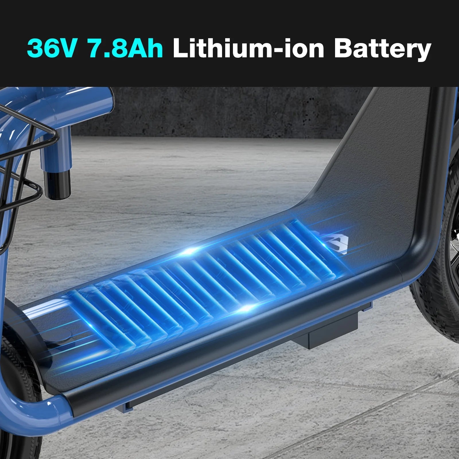 Electric Scooter Ebike, 400W Foldable Scooter with Seat 18.6Mph/7.8Ah Battery, 14In Adult Electric Bicycle E Scooter HS5