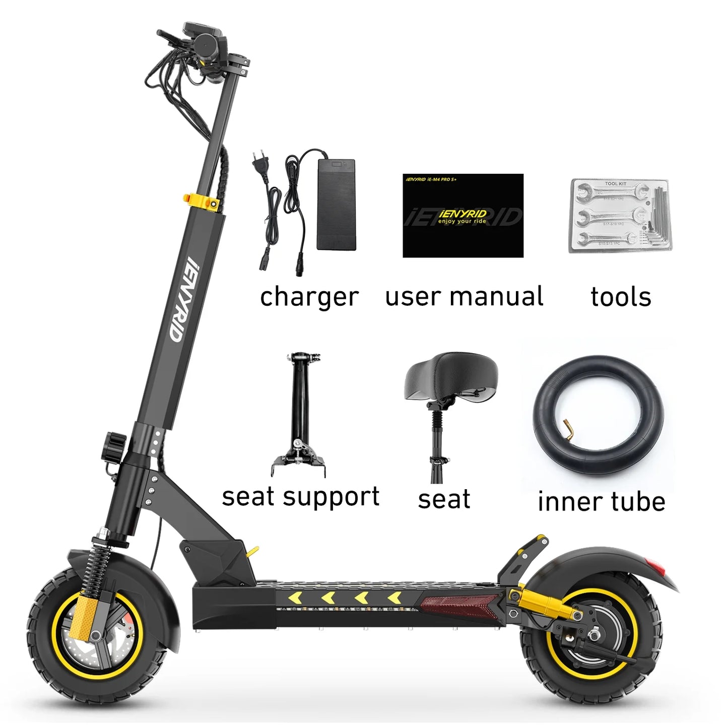 Electric Scooter for Adult with Seat, 800W Foldable City Commuting Escooter, 3 Speeds / 48V 12.5Ah / 28 Mph 30 Miles Range / 330 Lbs Capacity, E-Scooter for Kids 12+
