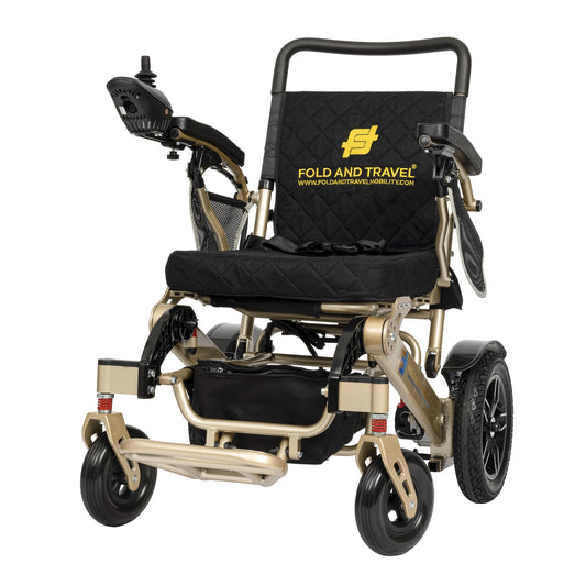Lightweight Folding Electric Wheelchair Power Wheel Chair Powered Mobility Scooter Wheelchair