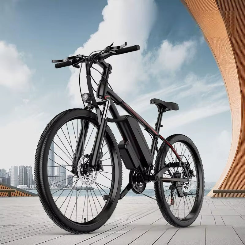 26 Inch Mountain Assisted Electric Bicycle, Lithium Battery, Off-Road Variable Speed Electric Bike, Youth Electric Bikes