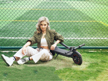 LF6 Electric Scooter with 500W Motor, 10” Tires, 22Mph & 23Miles Range, Folding Commuting E-Scooter for Adults with APP Control