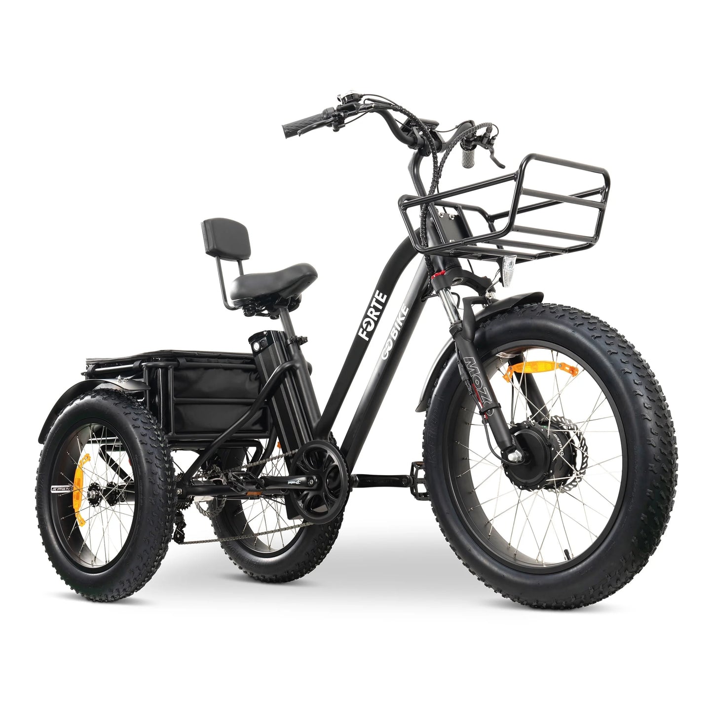 Forte Electric Bike, Electric Tricycle for Adults, Motor Ebikes, 3 Wheel Bicicleta Electrica Para Adultos, 18AH up to 72 Miles per Charge