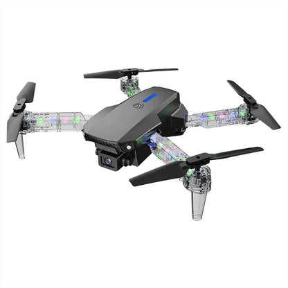 Sales Today Clearance Only, Drones with Camera for Adults 1080P, Wifi FPV Drone, Mini Drones with Transparent LED Folded Arms, 3 Flight Modes, Altitude Hold, Headless Mode, Trajectory Flight
