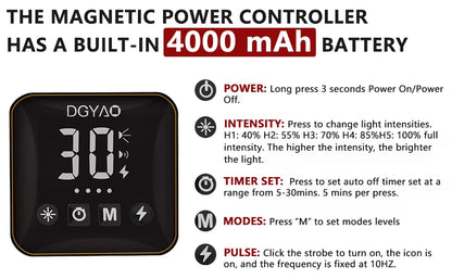 DGYAO Cordless Homeuse Red Light Therapy Slipper for Foot Pain