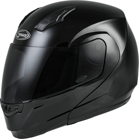 GMAX MD-04 Modular Helmet (Black, Medium) - FMVSS 218 Approved