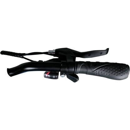 Avalon 16-In Electric Beach Cruiser Bike | Hybrid E-Bike for Adults, Thumb Throttle and Pedal Assist | with Speed Sensor, Storage Rack, Bell, Water Bottle Bracket | Light Blue