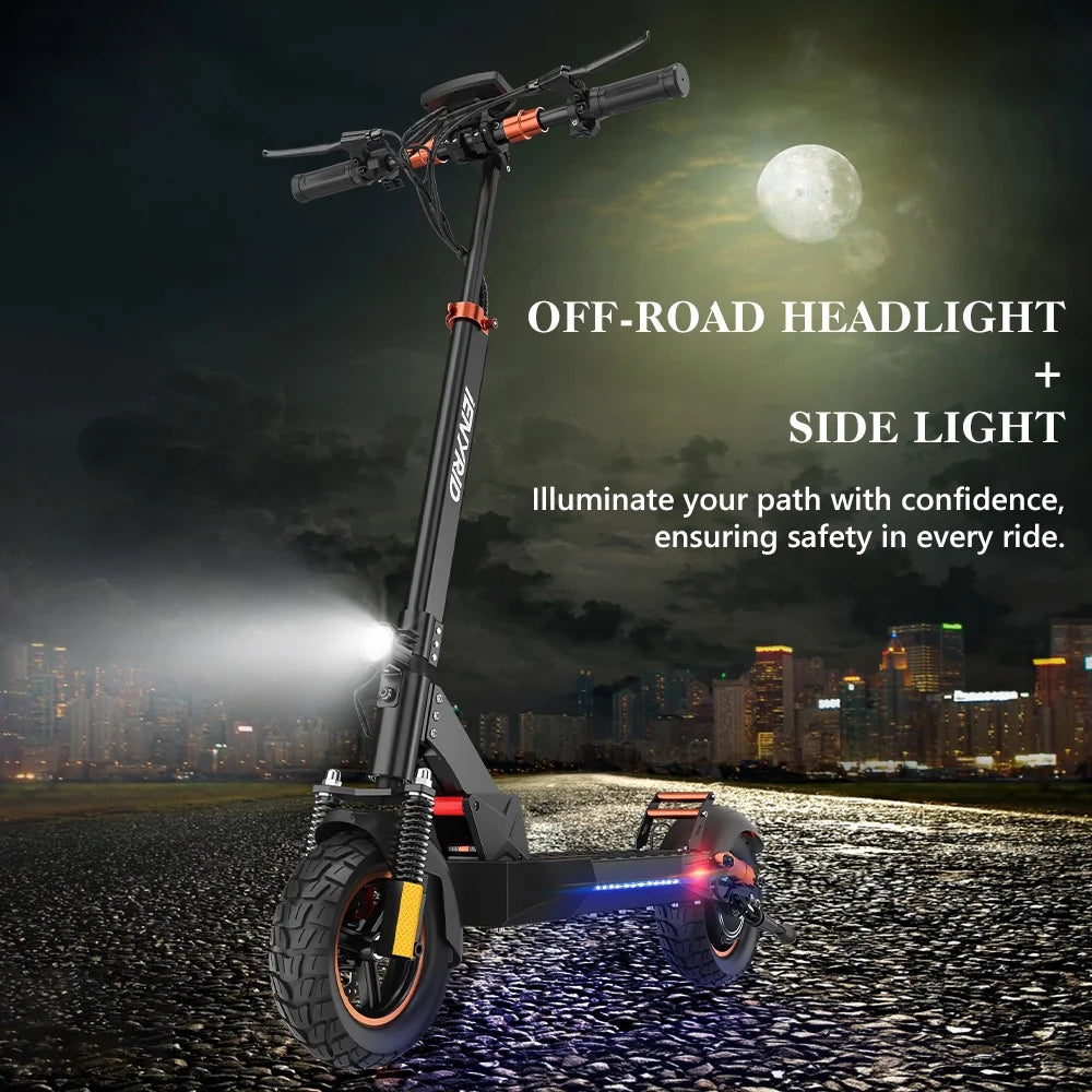 Electric Scooter for Adults with Seat, 800W 12.5Ah Adult Electric Commute Scooter, 3 Speeds Kids Electric Skateboard E-Scooter Bikes, up to 28Mph & 32Miles Range