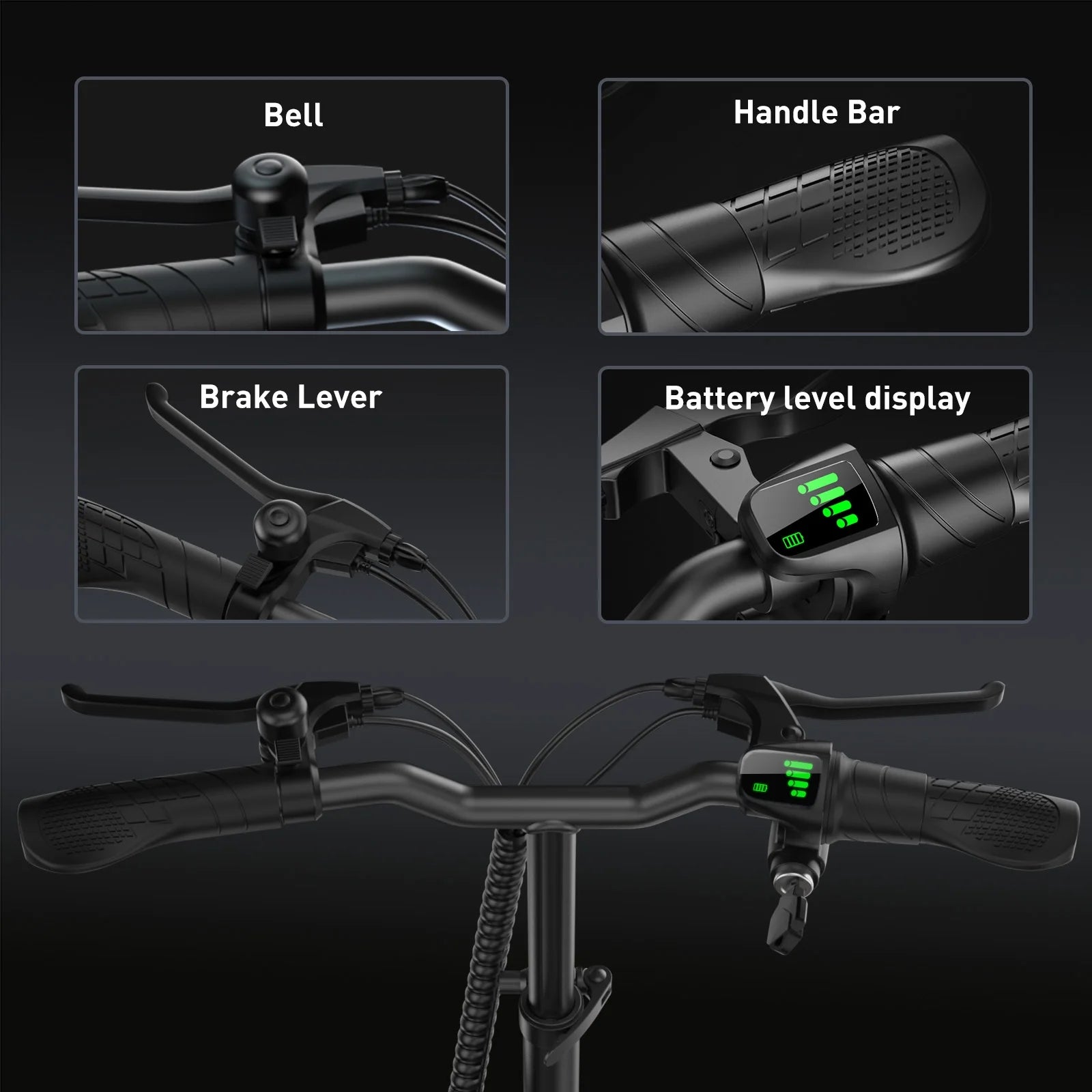 10" Tires Electric Scooter,500W Foldable Electric Scooter for Adult with Seat and Basket, up To18 Miles Range, Top Speed 19 MPH