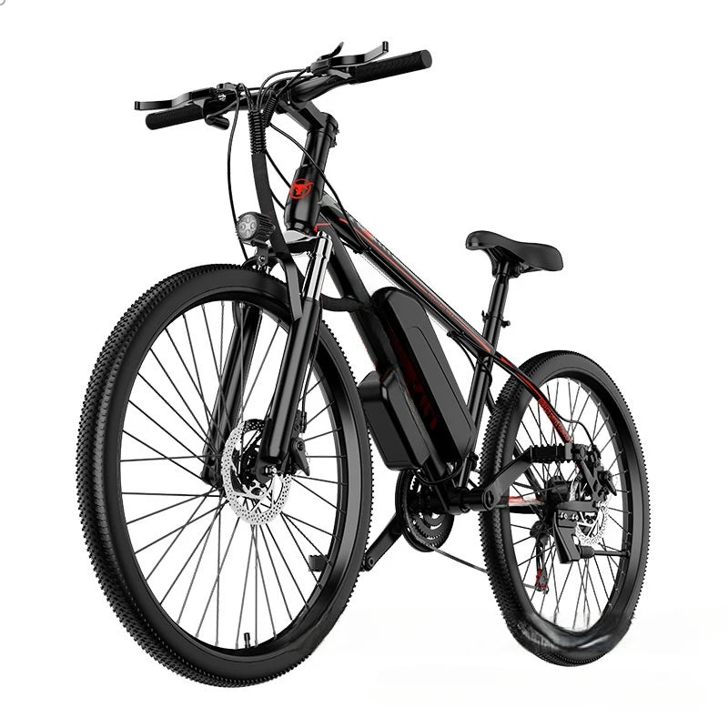 26 Inch Mountain Assisted Electric Bicycle, Lithium Battery, Off-Road Variable Speed Electric Bike, Youth Electric Bikes