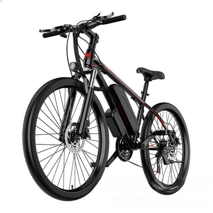 26 Inch Mountain Assisted Electric Bicycle, Lithium Battery, Off-Road Variable Speed Electric Bike, Youth Electric Bikes