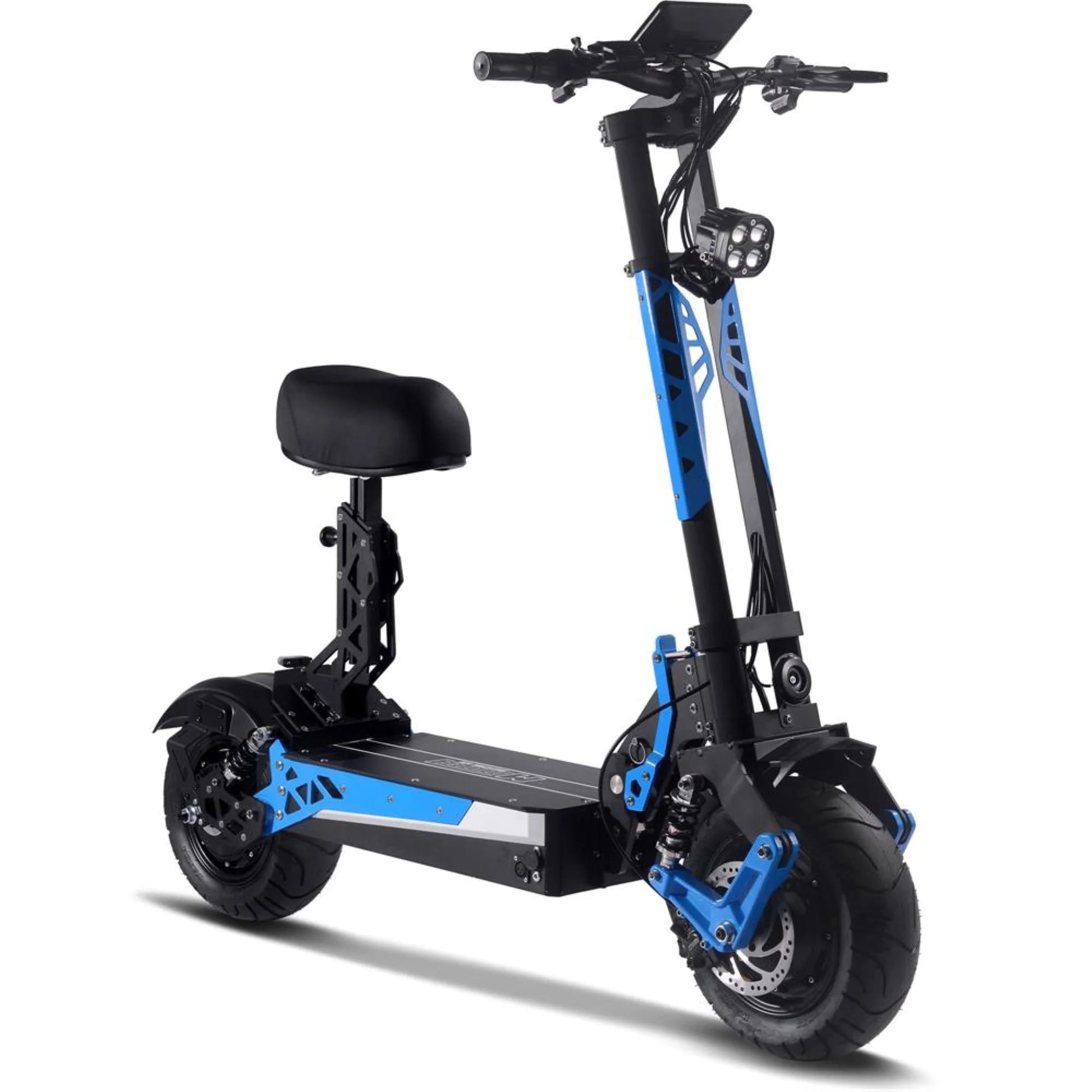 Switchblade 60V 4000W Lithium Electric Scooter Blue