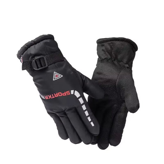Winter Warm Gloves Outdoor Ski Motorcycle Men Waterproof Winter Cycling Gloves Windproof Bicycle Riding Motorcycle Warm Gloves