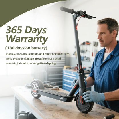 LF6 Electric Scooter with 500W Motor, 10” Tires, 22Mph & 23Miles Range, Folding Commuting E-Scooter for Adults with APP Control