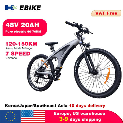 HUANCI Q5 Electric Bike Adult Electric Bicycle 48V 20AH Off-Road Electric Bikes E Bike Electric Bike Electric Bicycle