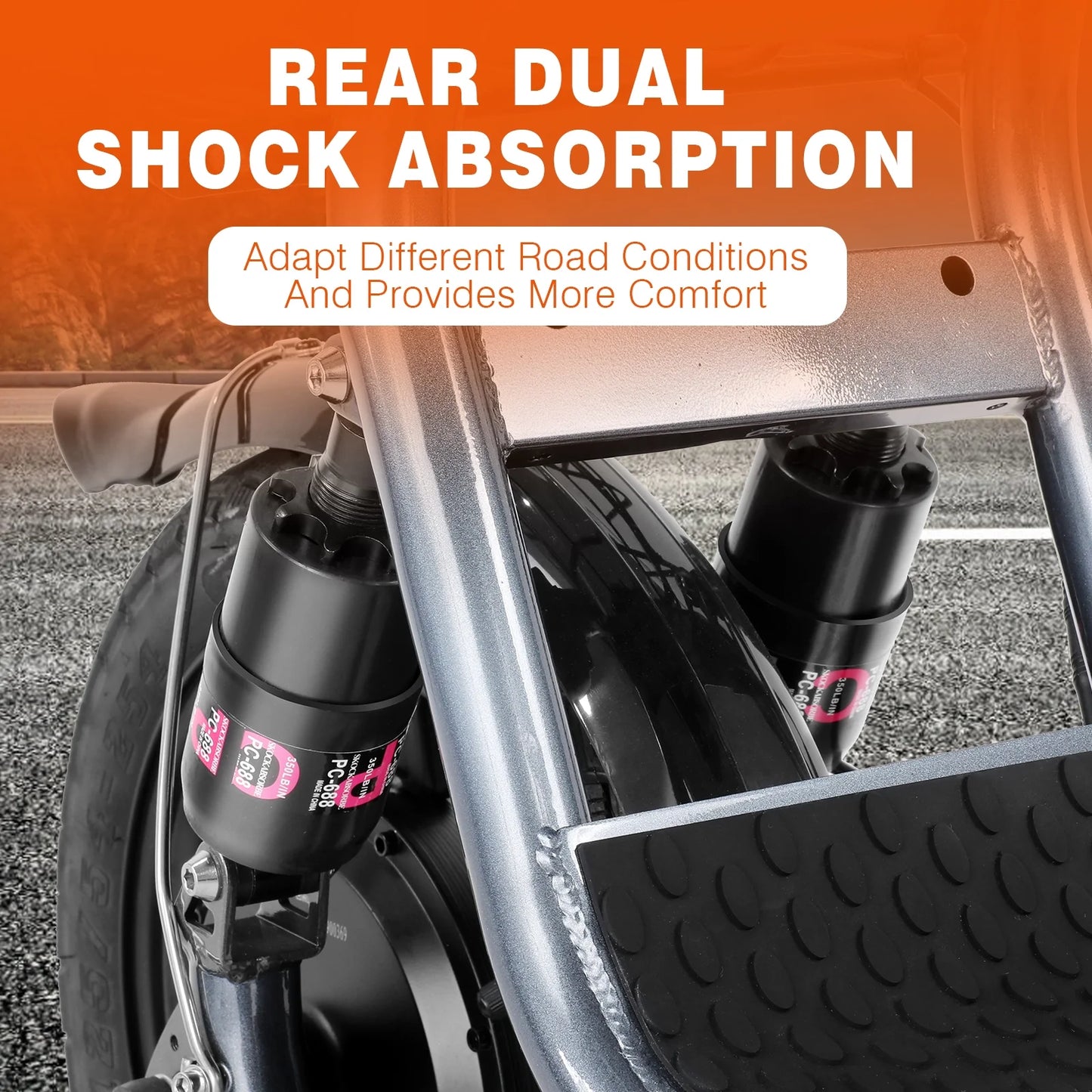 Electric Scooter for Adults with Seat,Peak 1200W Motor,Commuter Foldable Electric Scooter with Basket, Dual Shock Absorbers&14" Wheels,Up to 30 Miles 20Mph,Gray