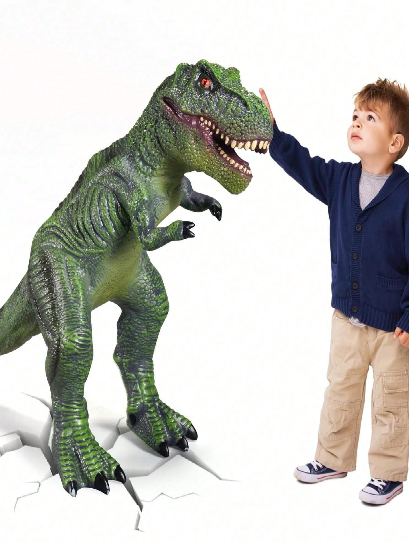 Large Soft Dinosaur Toys- 28" Jumbo Dinosaur Toys for Boys, Realistic Looking Dinosaur, Giant Dinosaur Toys for Kids 3-5, Toddler Dinosaur Toy Gift