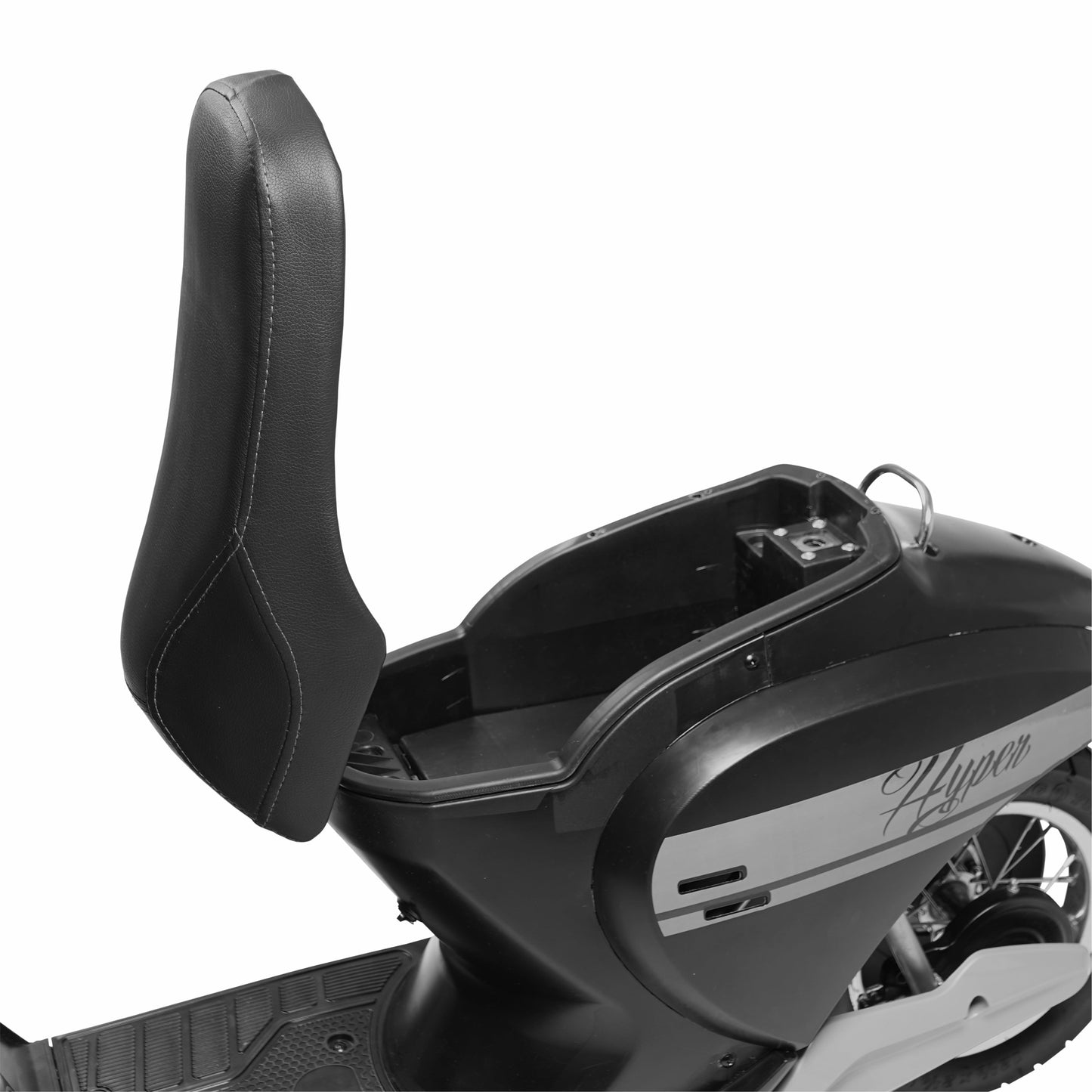 24V Retro Scooter with Easy Twist Throttle, for Ages 13 and Up, Black, Max Speed 14 Mph