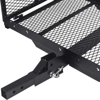Wheelchair Carrier Scooter Carrier Cargo Carrier Hitch Rack W/ Ramp Folding Steel