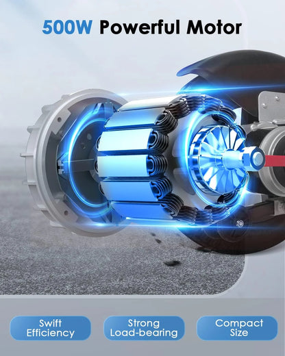 30 Miles Long Travel Range, Electric Wheelchairs for Adults Foldable Lightweight, All Terrain Motorized Wheelchair for Seniors Compact Portable, Two Batteries, Airline Approved