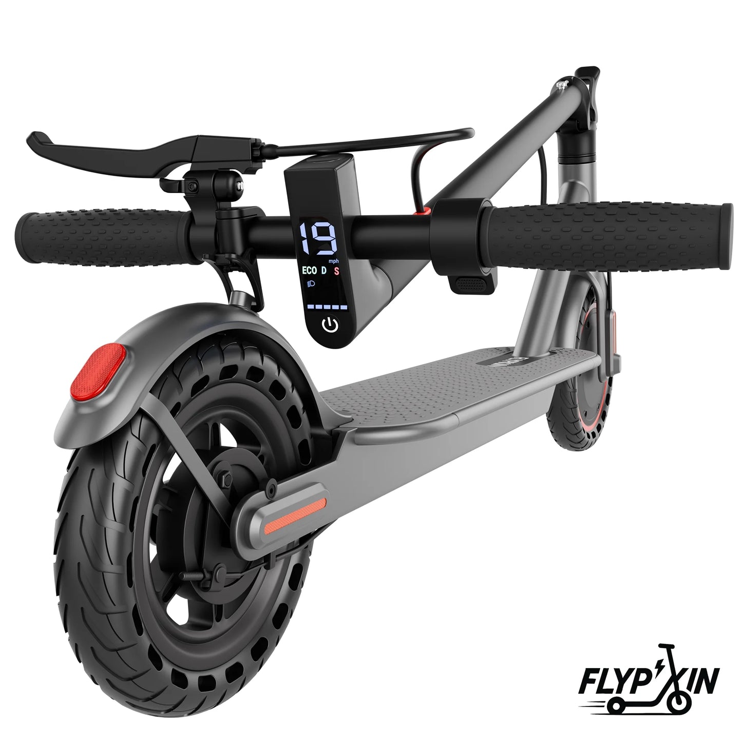 FK007 350W Motor Electric Scooter,19 MPH Top Speed, 21-Mile Range, 8.5”Wear-Resistant Solid Tires, Foldable & Lightweight for Commuting