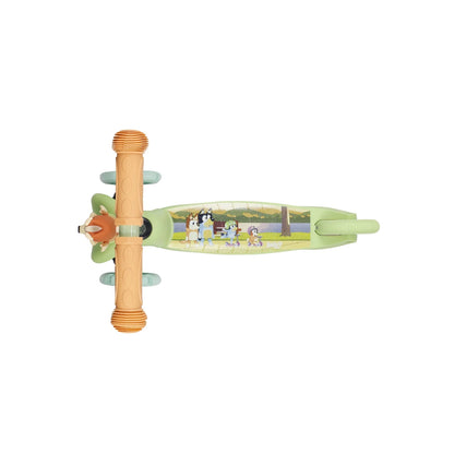 Ride-N-Glide Buddies 3D Toddler Scooter, 3 Wheel Kick Scooter for Kids Ages 3+, Green