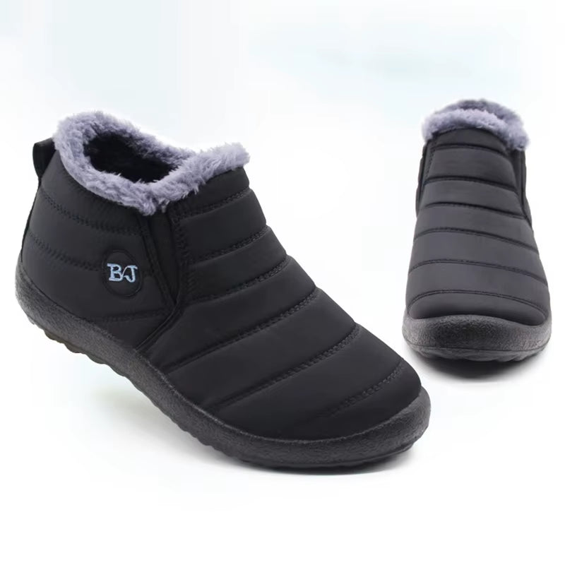 Men Boots Lightweight Winter Shoes for Men Snow Boots Waterproof Winter Footwear plus Size 47 Slip on Unisex Ankle Winter Boot
