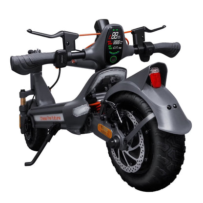 Electric Scooter Adult with 1200W Motor Folding E-Scooter, 50 Mile Range, 10.5" off Road Tires，Max Limited 31Mph，Fingerprint Unlock and App Controller