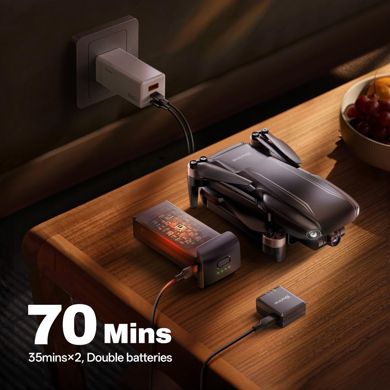 F7MINI SE GPS Drones with Camera for Adults 4K, Only 238G, 70-Mins Flight Time, TOF, 9842 FT Long Range, Auto Return, Follow Me, Circle & Waypoint Fly – Ideal for Beginners and Aerial Lovers