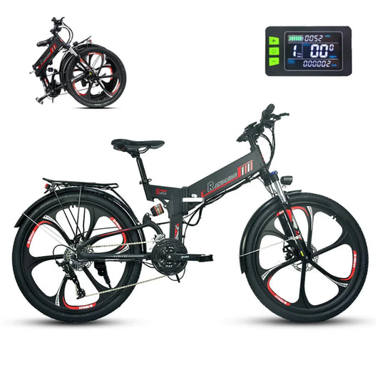 750 W Folding Ebike Lghtweight Electric Bike for Adults, 48V 17AH Foldable Ebike Commuter Electric Bikes with Shimano 27 Speed, Shimano Hydraulic Brakes, UL2849
