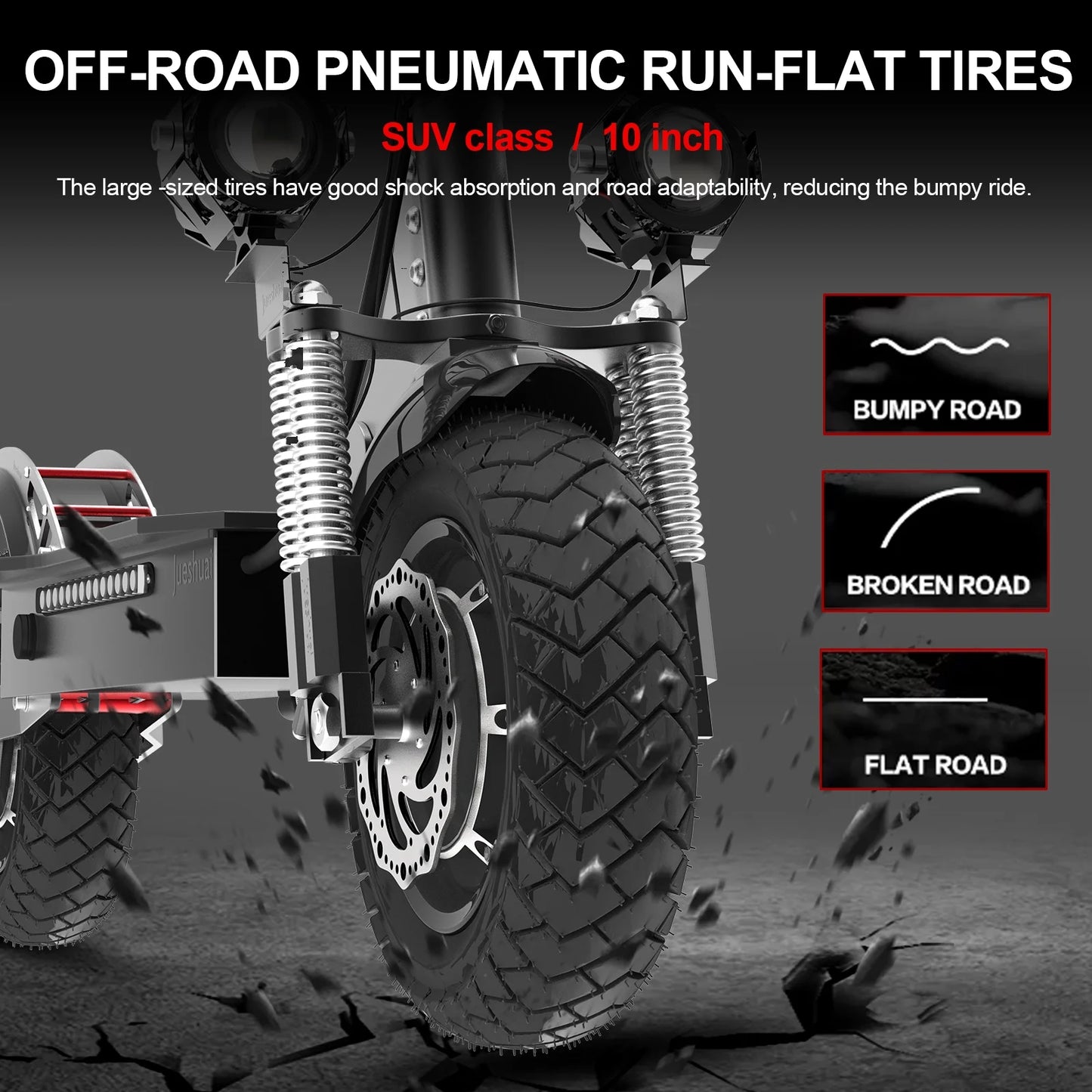 60V Adults Electric Scooter, 3200W Dual Motor up to 45Mph Speed, 50 Miles Max Range with 1200Wh Battery, Dual Disc Brake System and Shock Absorbers