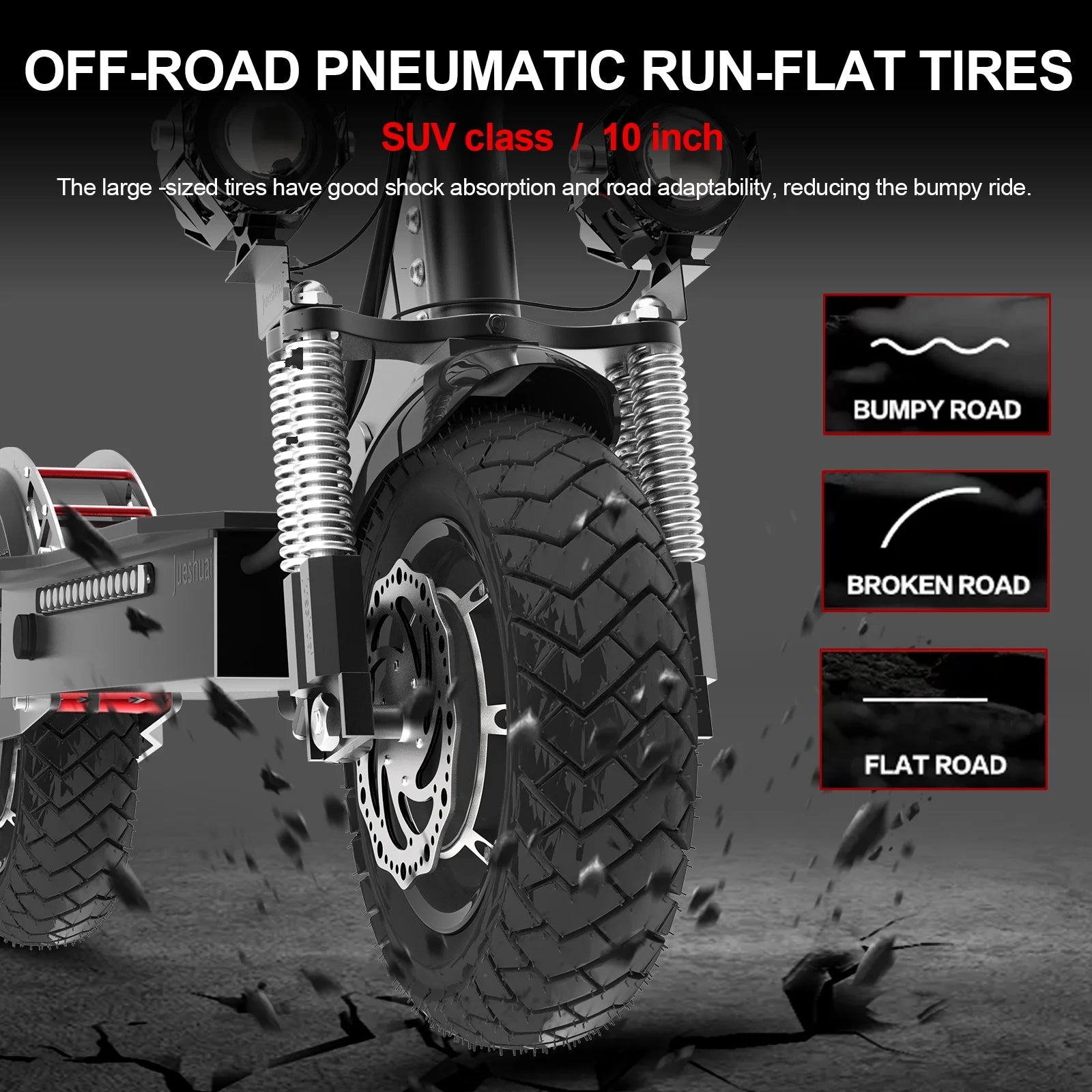 60V Adults Electric Scooter, 3200W Dual Motor up to 45Mph Speed, 50 Miles Max Range with 1200Wh Battery, Dual Disc Brake System and Shock Absorbers