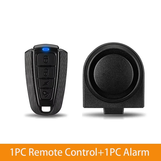 Camluxy Wireless Bike Vibration Alarm Waterproof USB Charging Remote Control Motorcycle Electric Bicycle Security Burglar Alarm