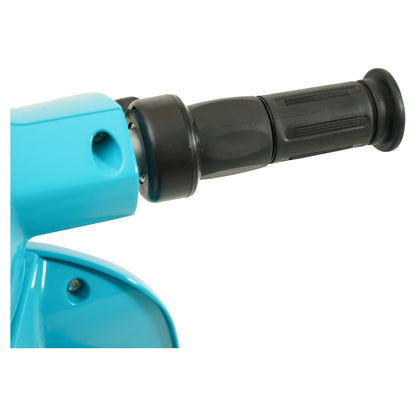 24V  Retro Electric Scooter, Easy Twist Throttle, Blue, Ages 13+, Including Teens, Tweens