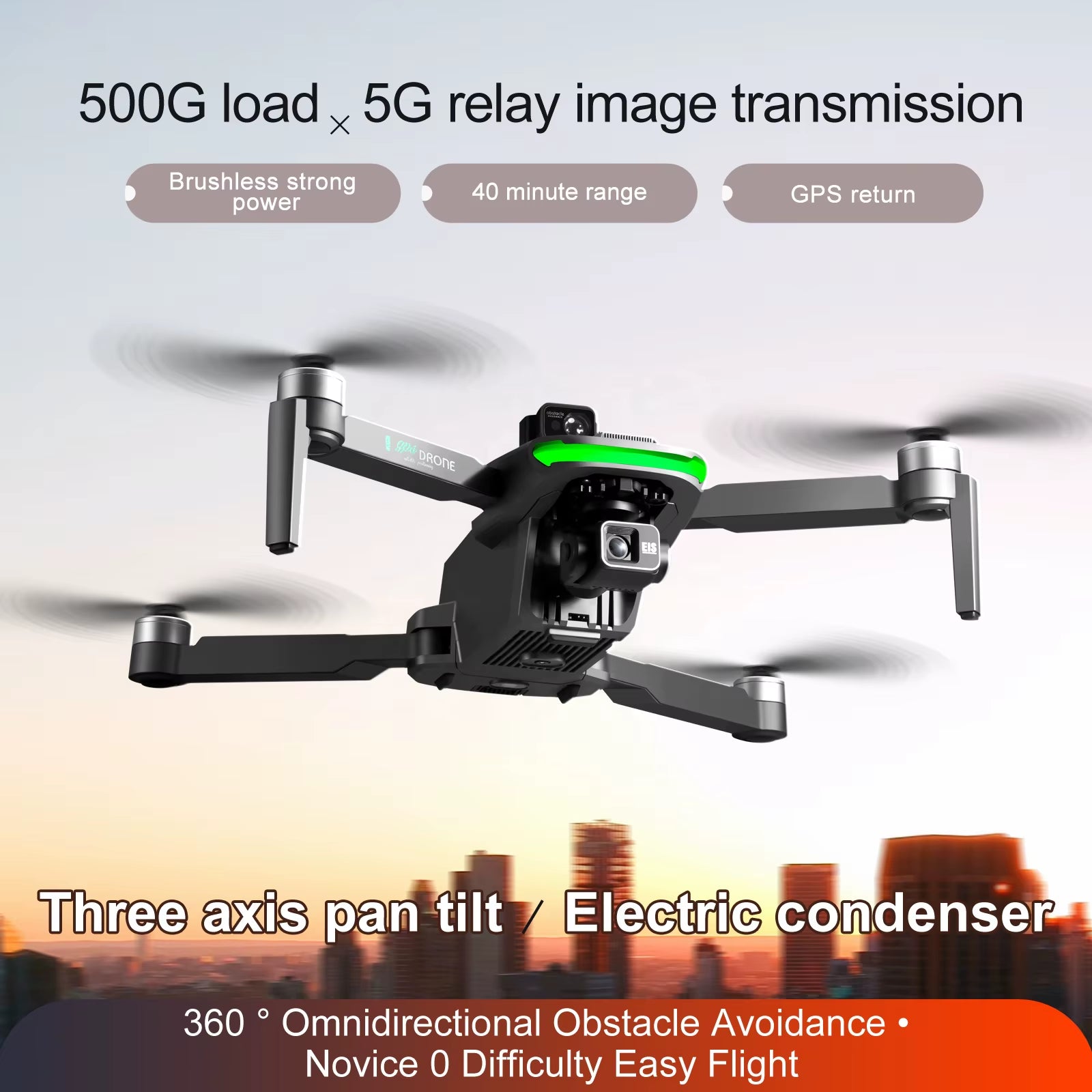 Easy Smart Toy Drones 2.7K Professional HD Cheap Drones Mini Drone Rc Flight Fishing Hand Control
